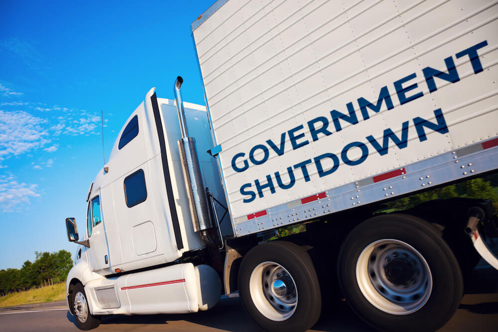 government shutdown trucking DOT FMCSA