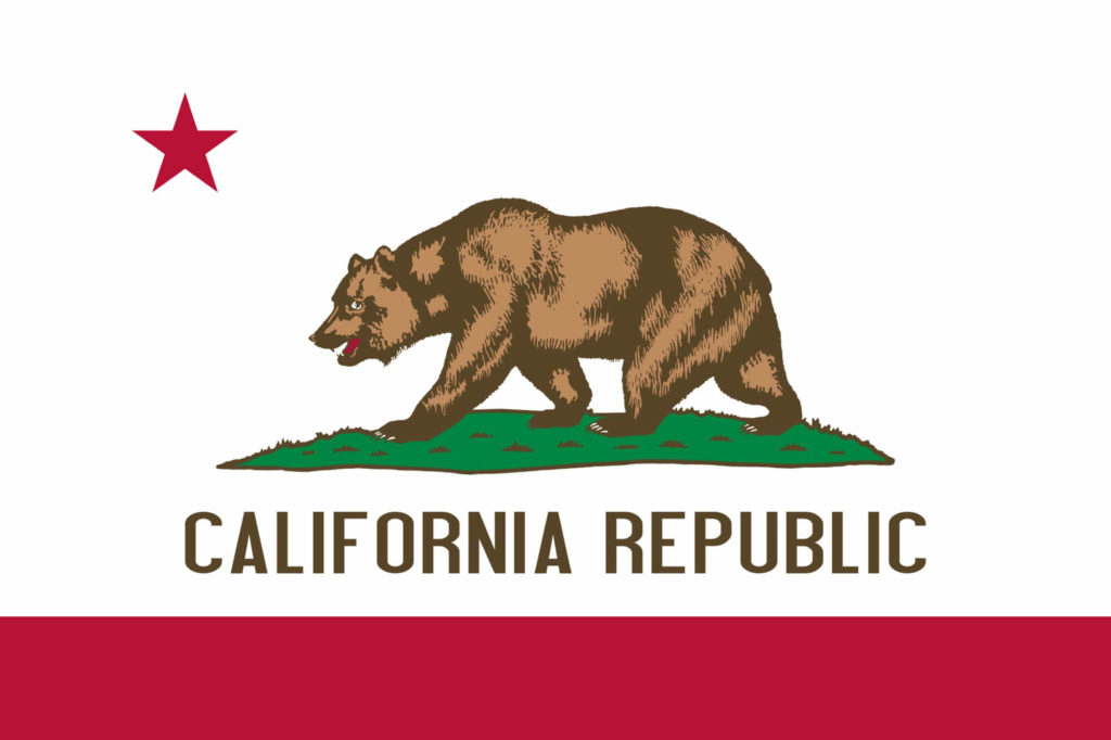 An image of the California state flag.