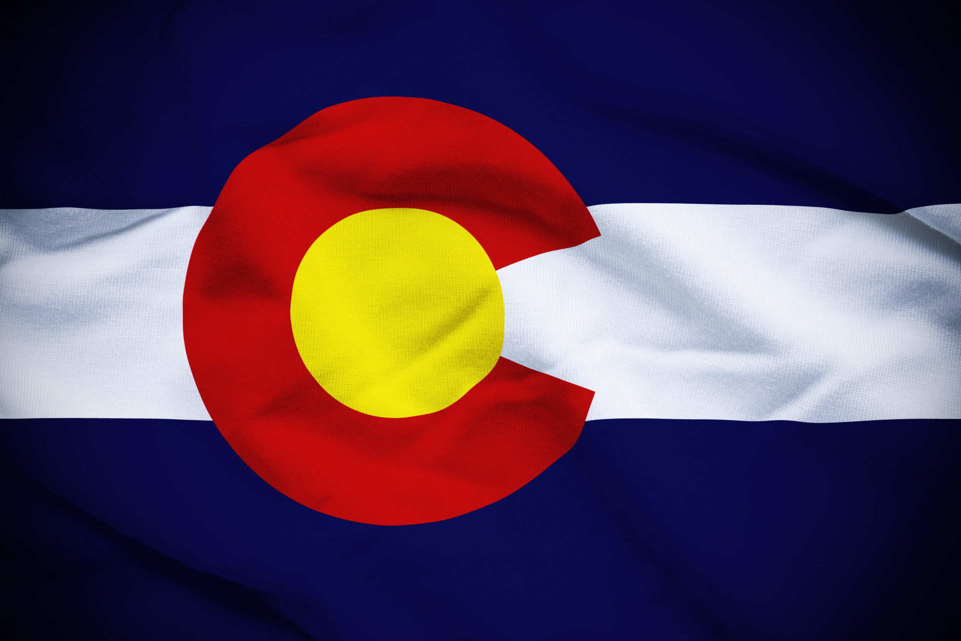 The Colorado state flag.