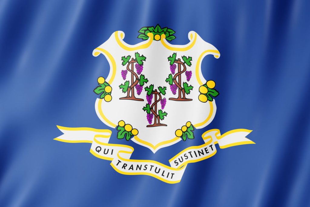 An image of the Connecticut state flag.