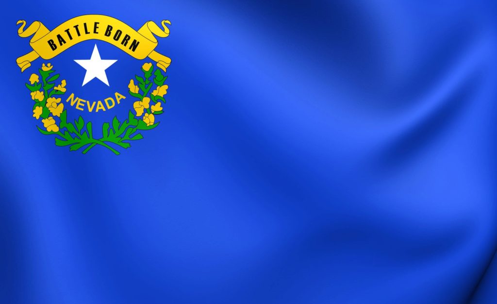 An image of the Nevada state flag.
